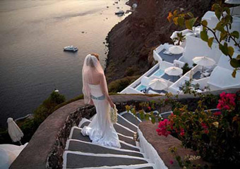 santorini greece - santorini weddings