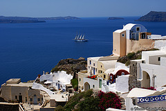 santorini island - vlichada beach