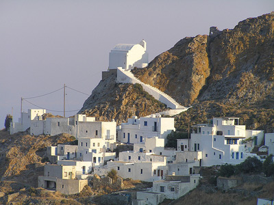 serifos island - chora village