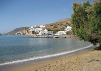 greek islands sikinos - sikinos beach