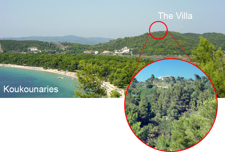 The villa