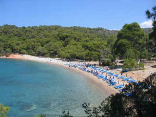 spetses greece - paraskevi beach