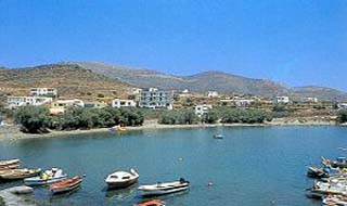 syros island greece - vari beach