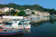 greek islands - thassos port