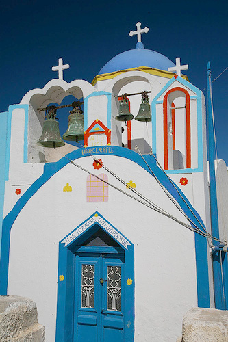 thirasia greece - thirasia church