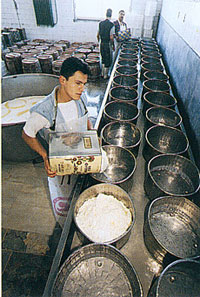 greece - making cheese