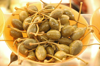 santorini products - capers