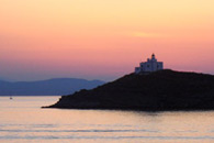 tzia greece - lighthouse