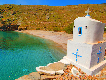 tzia island greece - liparos beach